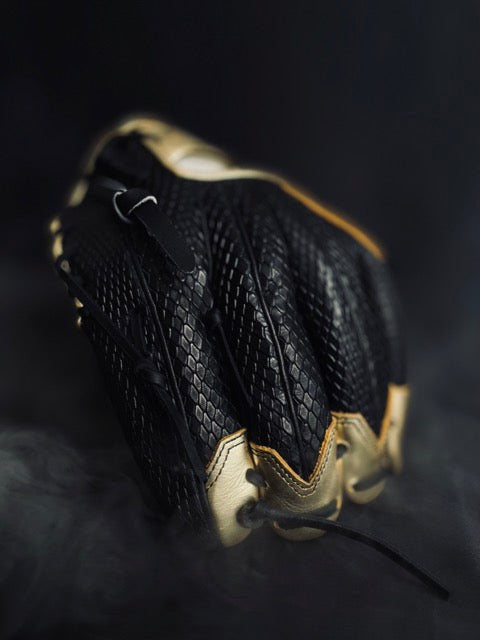 Black/Gold Snake Skin