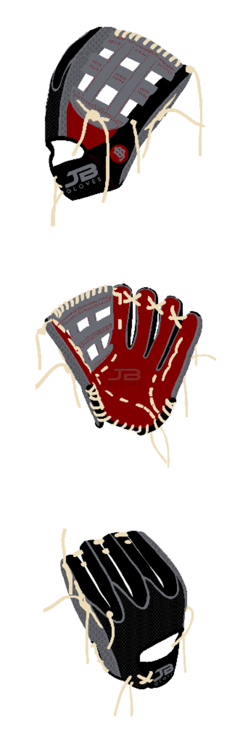 Fielding Glove Crown Welting - Customer's Product with price 250.00 ID kf5bmC1v9xOaXCTJeEwLzdxf