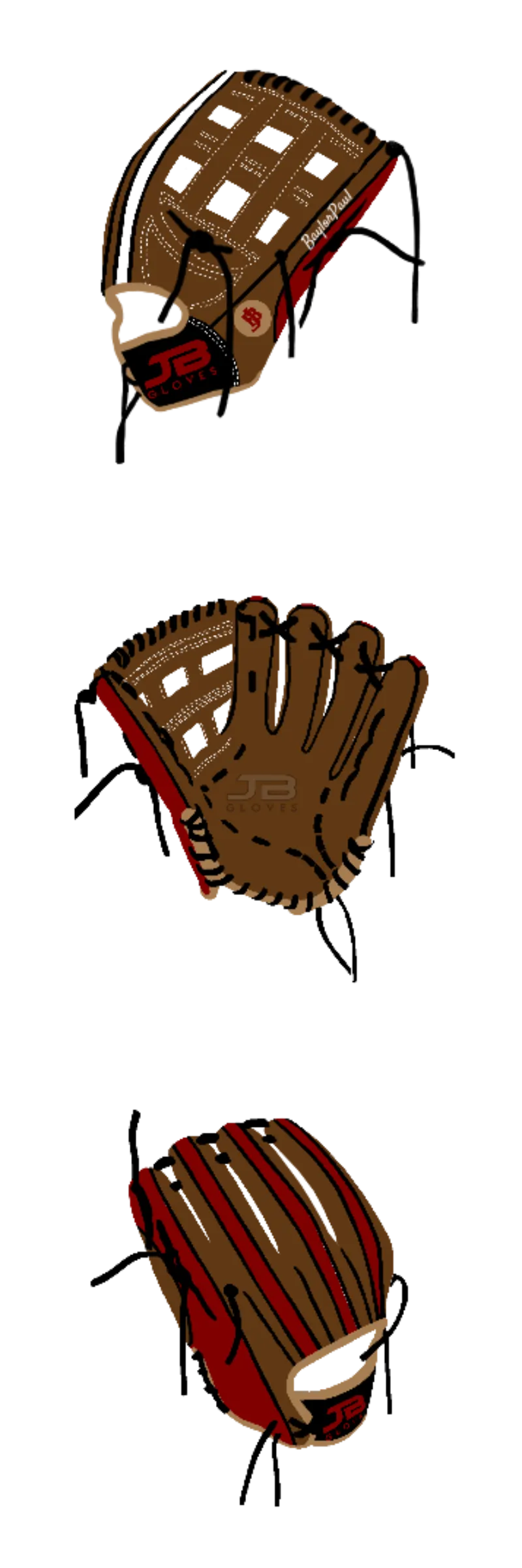Fielding Glove Dual Welting - Customer's Product with price 215.00 ID MT3MG5-PfKz9_al5KTF4P9tZ