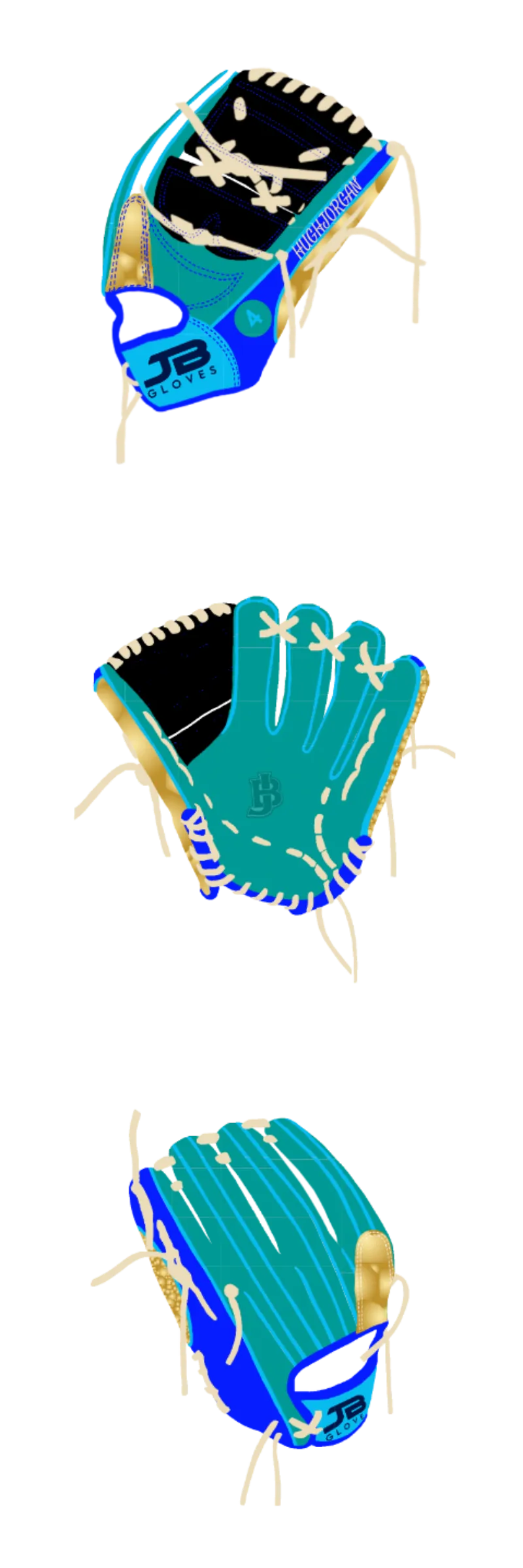 Fielding Glove Dual Welting - Customer's Product with price 265.00 ID lN-phQIa7YpCR2CJ3BwTe-Qv