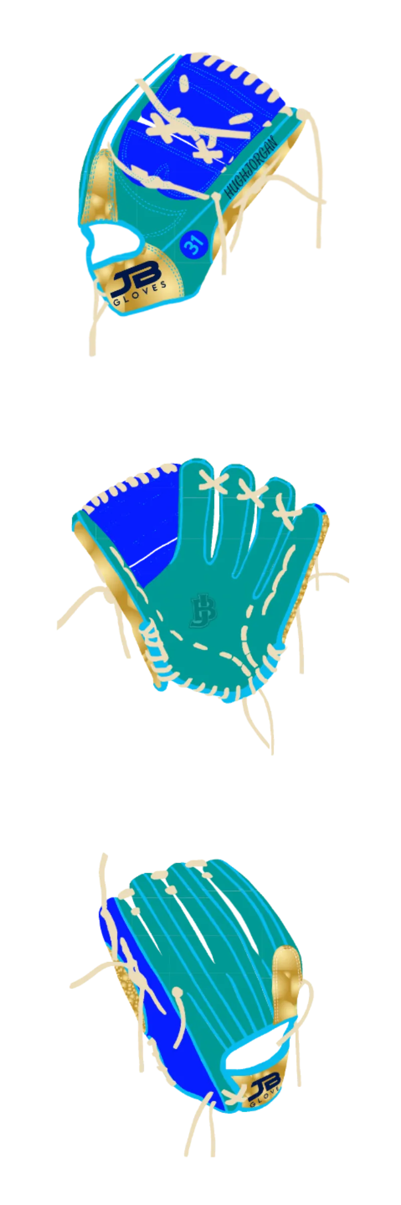 Fielding Glove Dual Welting - Customer's Product with price 265.00 ID 0ggUuDHRxgMlzdhxGraO4Sp6