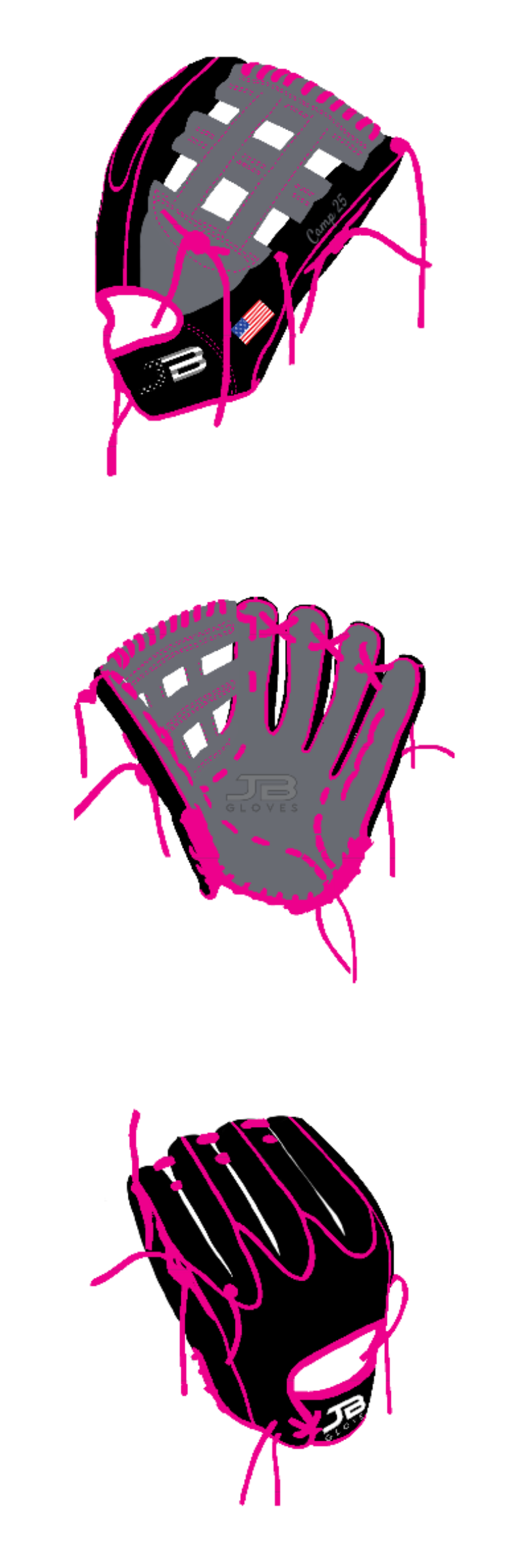 Fielding Glove Crown Welting - Customer's Product with price 215.00 ID EhO_Exjbp5U9cHmj-z-tknBl