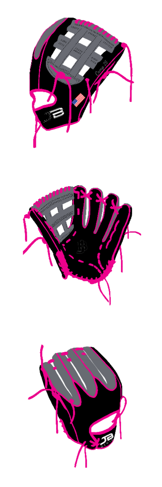 Fielding Glove Crown Welting - Customer's Product with price 215.00 ID TBlPeeMb2gaC2eB5Sd4fwCL5