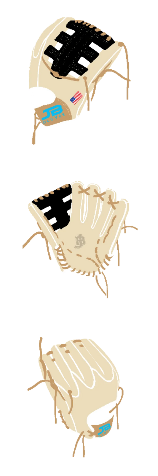 Fielding Glove Crown Welting - Customer's Product with price 210.00 ID 1Ish2iby5_yccCW9nPDo3Ngg