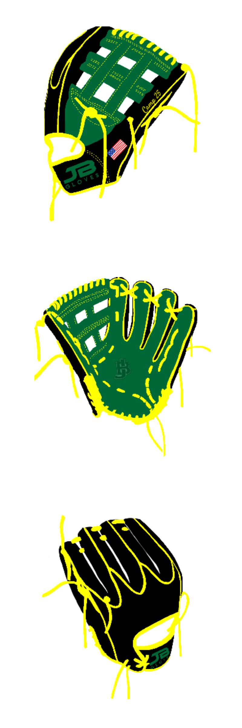 Fielding Glove Crown Welting - Customer's Product with price 215.00 ID XcVTtwVQI2J-ajPb1fTFfw5l