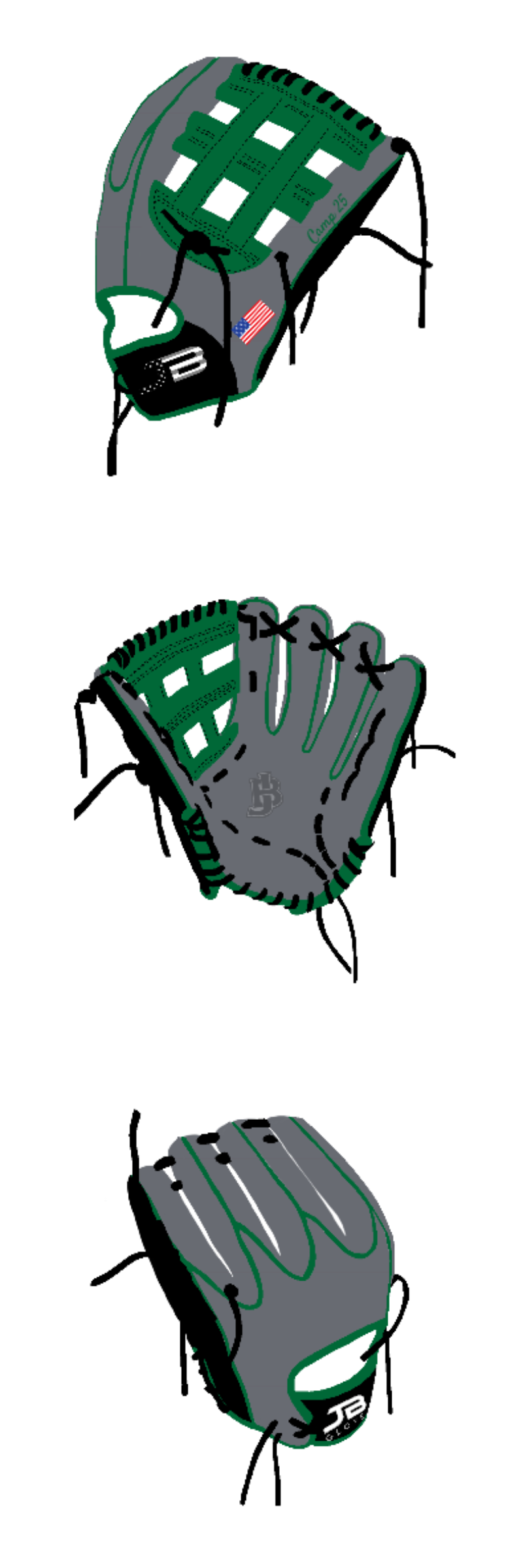 Fielding Glove Crown Welting - Customer's Product with price 215.00 ID iEhYs3dHjDx_zUOcmV4udI0f