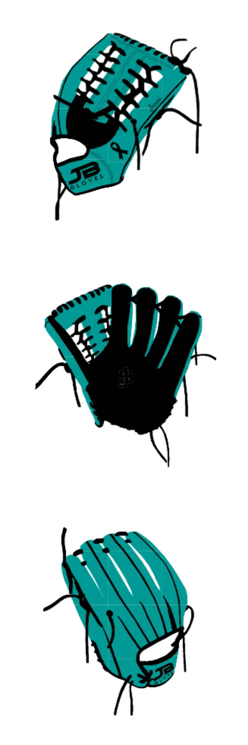 Fielding Glove Single Welting - Customer's Product with price 215.00 ID qB_BYBJr10fZ3uil9seTSpvA