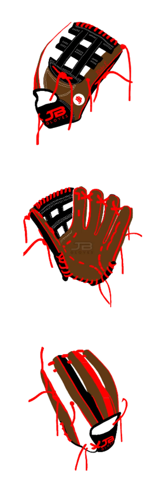 Fielding Glove Single Welting - Customer's Product with price 175.00 ID -i-j7bjz5SaToN7bznB0gU_y