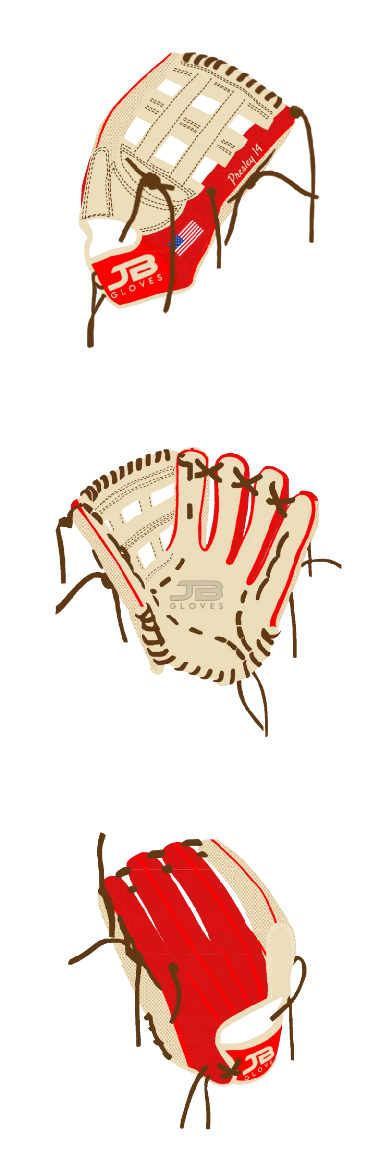 Fielding Glove Single Welting - Customer's Product with price 260.00 ID dpwnyM08g4nyvWAftZnbjl-x