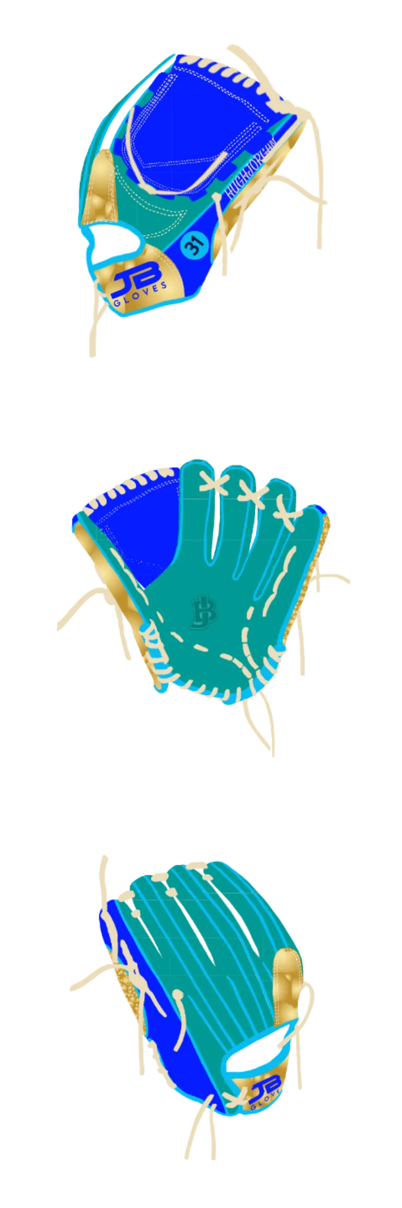 Fielding Glove Dual Welting - Customer's Product with price 265.00 ID 0uQ4VMSGVX2ONfsA_tNNzzDU