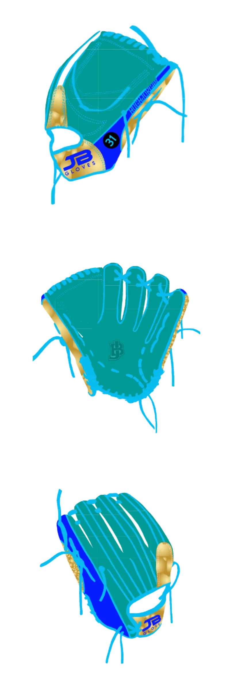 Fielding Glove Dual Welting - Customer's Product with price 265.00 ID XZxyKwuZrlzGYz9RcqTvgYtn