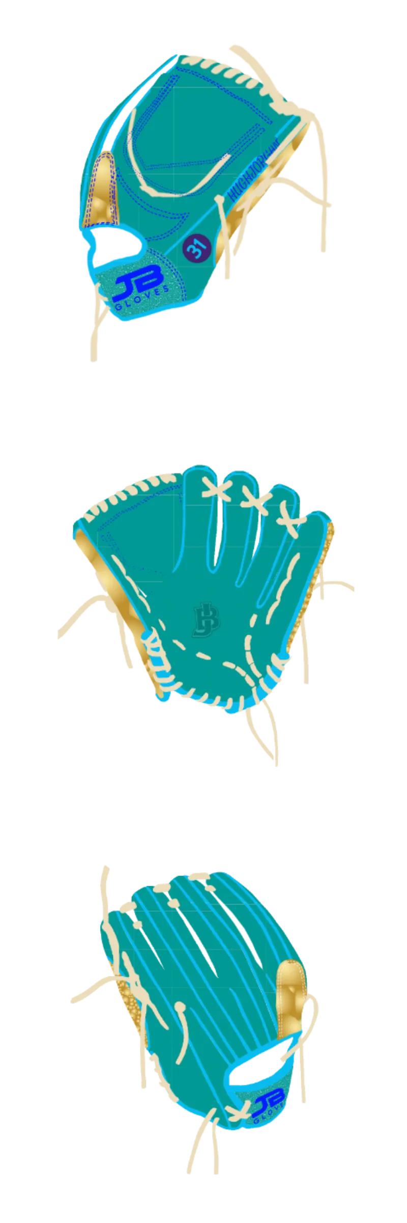 Fielding Glove Dual Welting - Customer's Product with price 265.00 ID gL7D835a4jLQEEM3g9nlq-W4