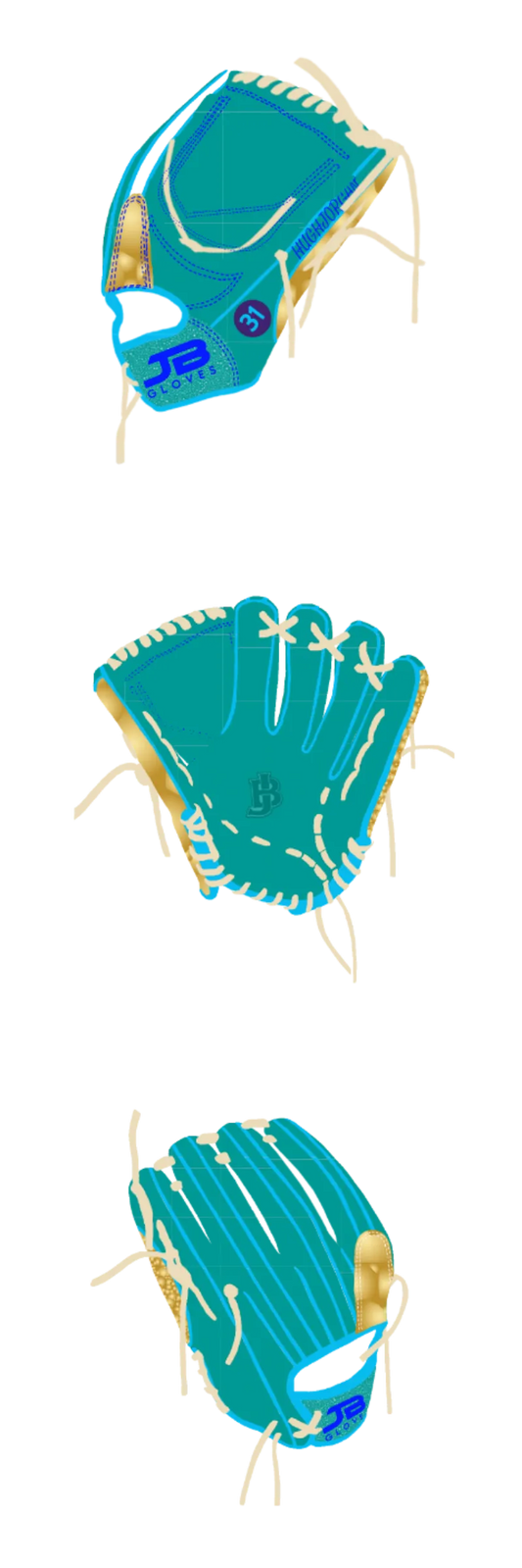 Fielding Glove Dual Welting - Customer's Product with price 265.00 ID RmL0mP3ODShfR2qKfp03DG4U