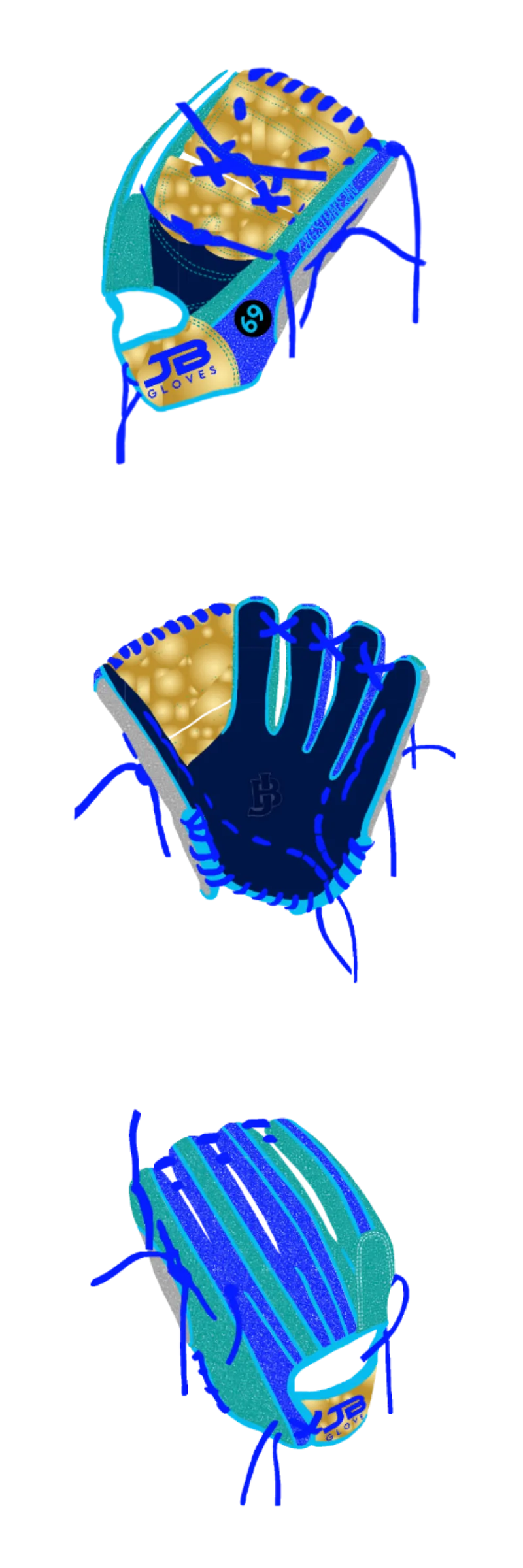 Fielding Glove Dual Welting - Customer's Product with price 265.00 ID mJ6LeGI_0DIdqNBnzKZ3fyWz