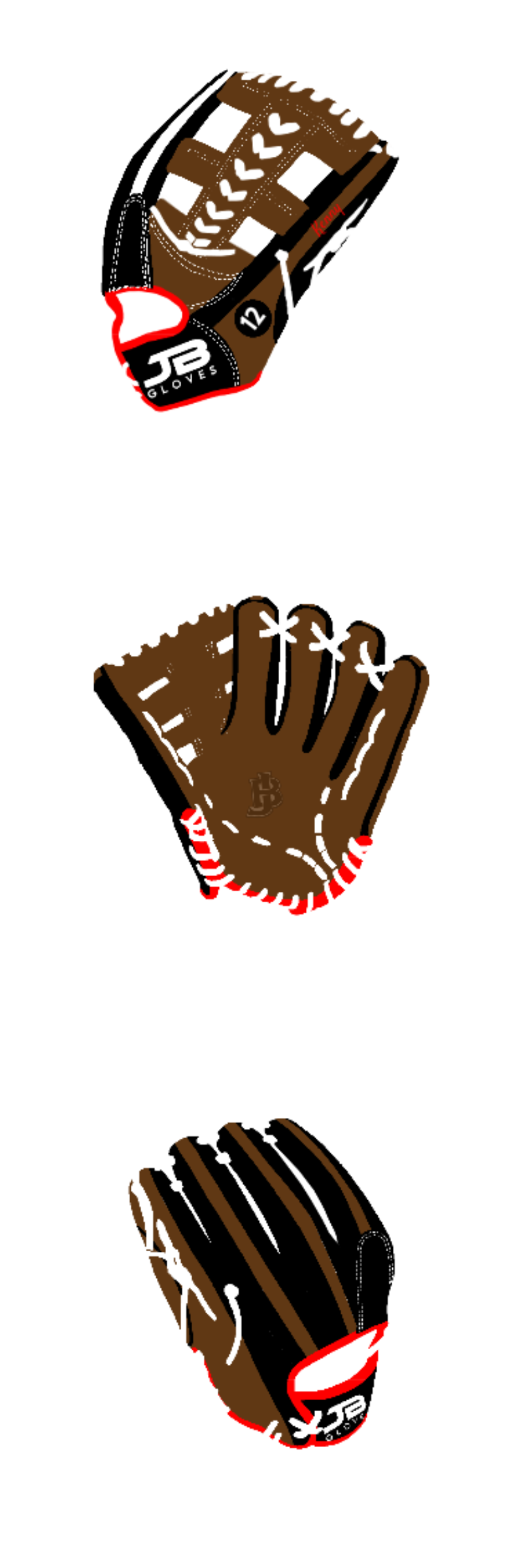 Fielding Glove Dual Welting - Customer's Product with price 185.00 ID bOVP7fbUI5x2cEGmefMTiCn3
